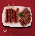 صندوق مشاكيك وقطع ريب ضأن نيوزيلندي مُغذّى على العشب – 1.5 كجم New Zealand Grass-Fed Lamb Chops & Ribs Box - 1.5 kg