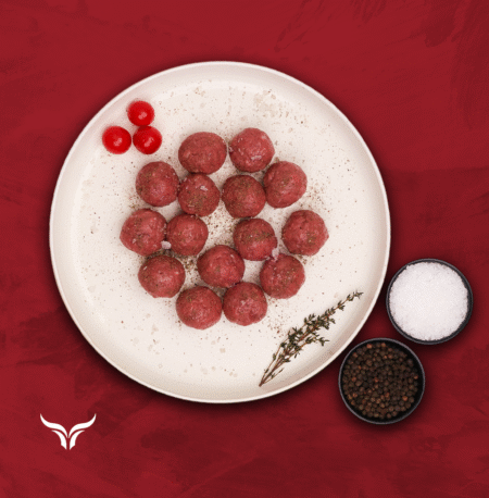 كفتة لحم ضأن نيوزيلندي – تغذية عشبية 100% – متبلة – 500 جم New Zealand Lamb Kofta - 100% Grass Fed - Marinated - 500g