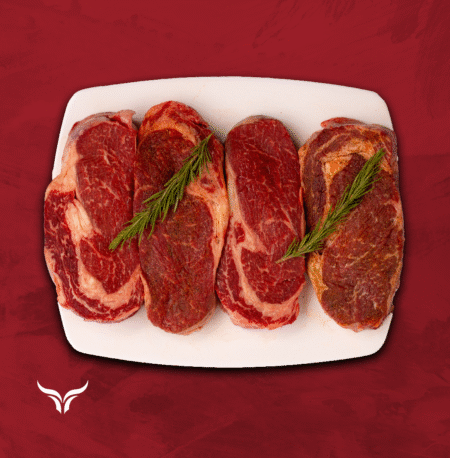 ريباي ستيك من لحم بقر نيوزيلندي مُغذّى على العشبRibeye steak from New Zealand grass-fed beef