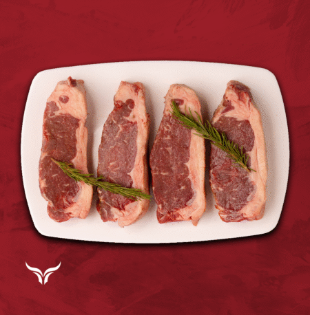ستربلوين من لحم بقر نيوزيلندي مُغذّى على العشب New Zealand grass-fed beef striploin