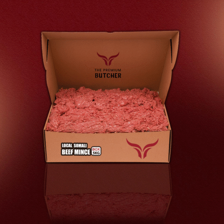 5 kg can of local minced Somali beef