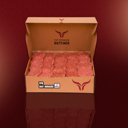 علبة برجر لحم بقر TPB TPB Beef Burgers Box