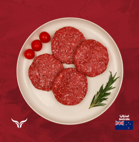 برغر لحم بقري واجيو أسترالي درجة تعريق 4 / 5 AUS Wagyu Beef Burger MB 4/5