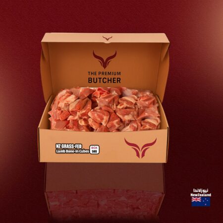 NZ Grass-Fed Lamb Bone-in Cubes Offer Box