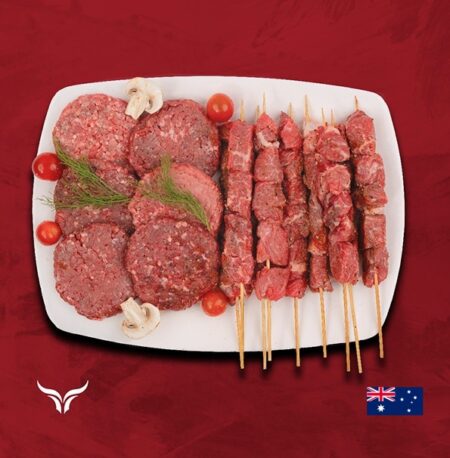 Beef Mishkak and Burger Offer Box 3 kg