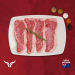 4 steaks offer AUS Angus Beef Striploin MB2+ 250gm x 4 –
